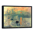 Canvas Print Monet Painting Repro Wall Art Home Decor Sunrise Picture
